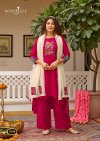 Utsavi By Wooglee Viscose Weaving Kurti With Bottom Dupatta 